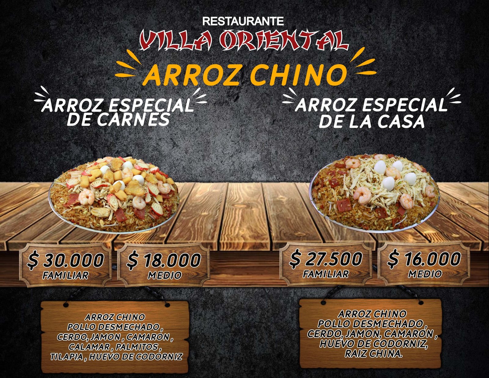 MENU ARROZ 2