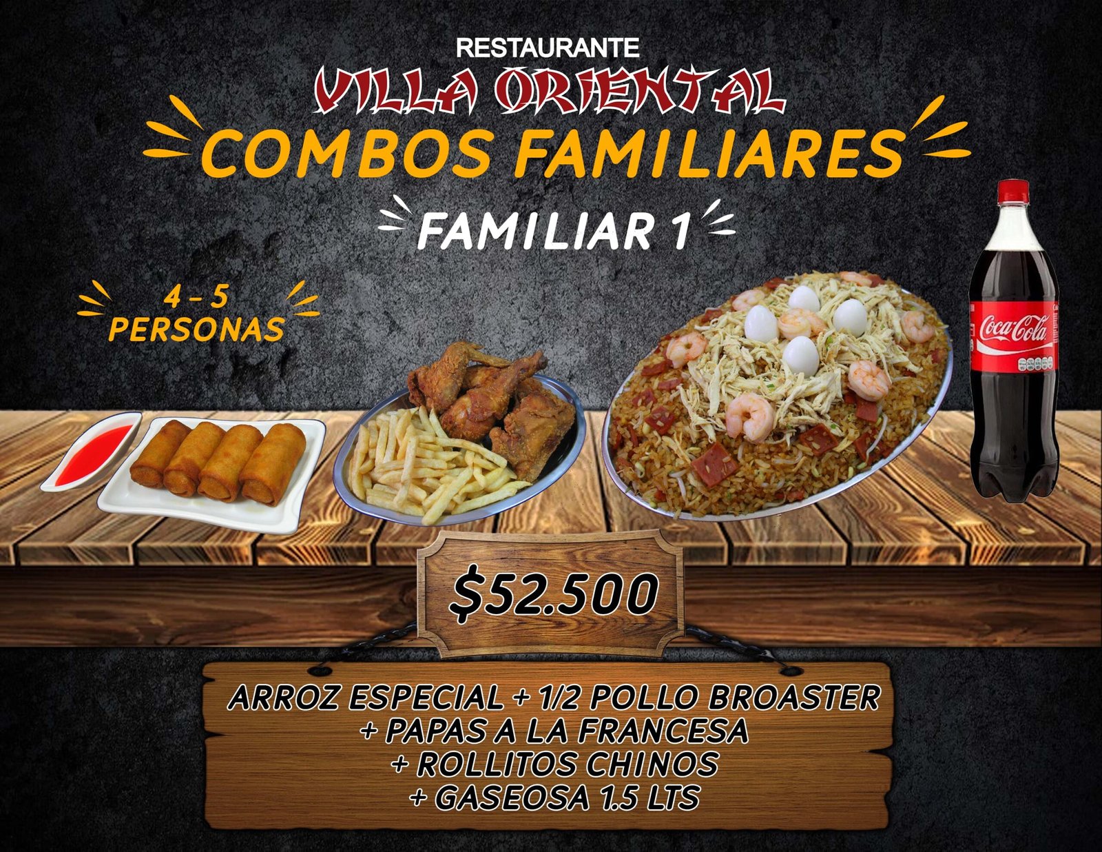 MENU COMBO FAMILIAR 1