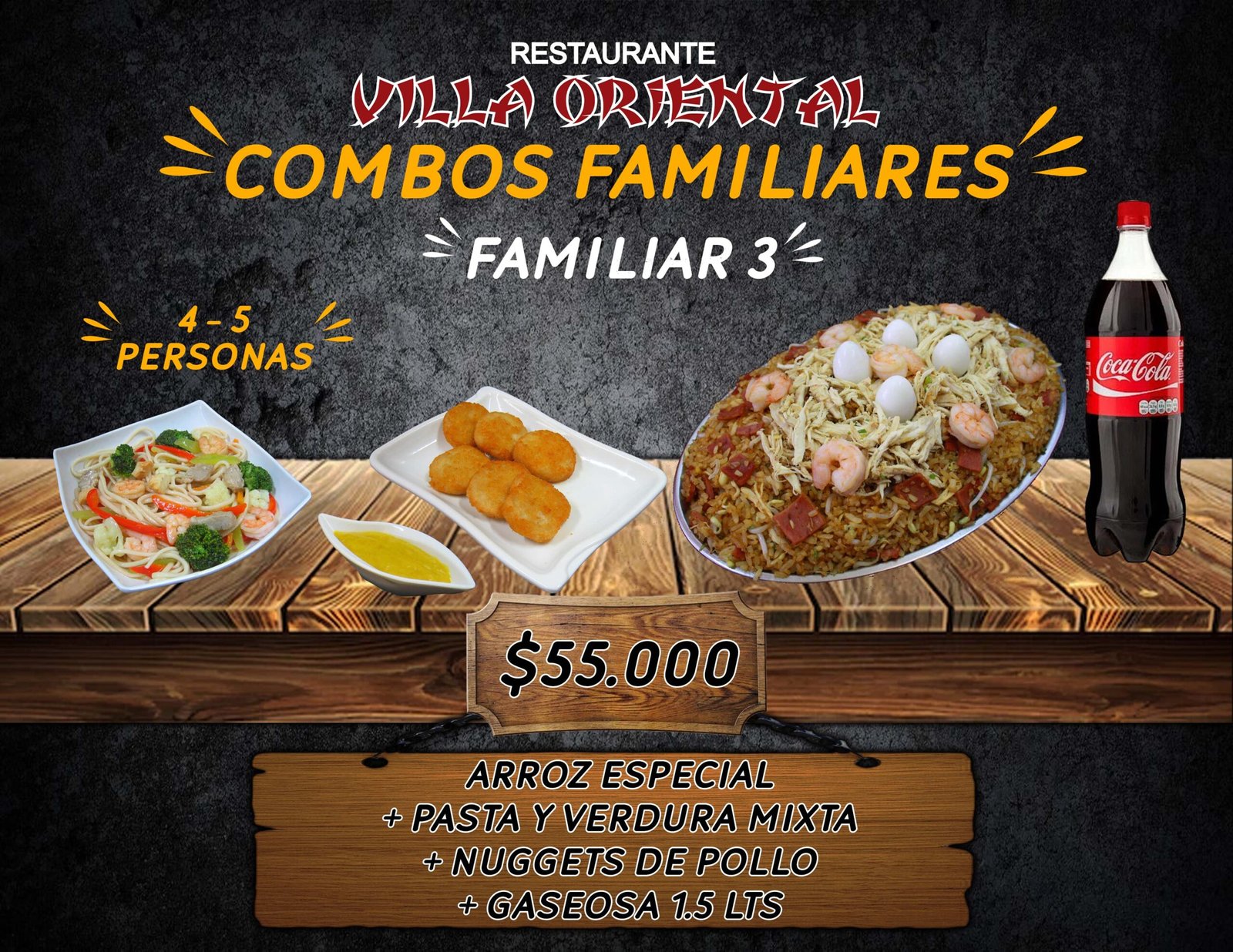 MENU COMBO FAMILIAR 3