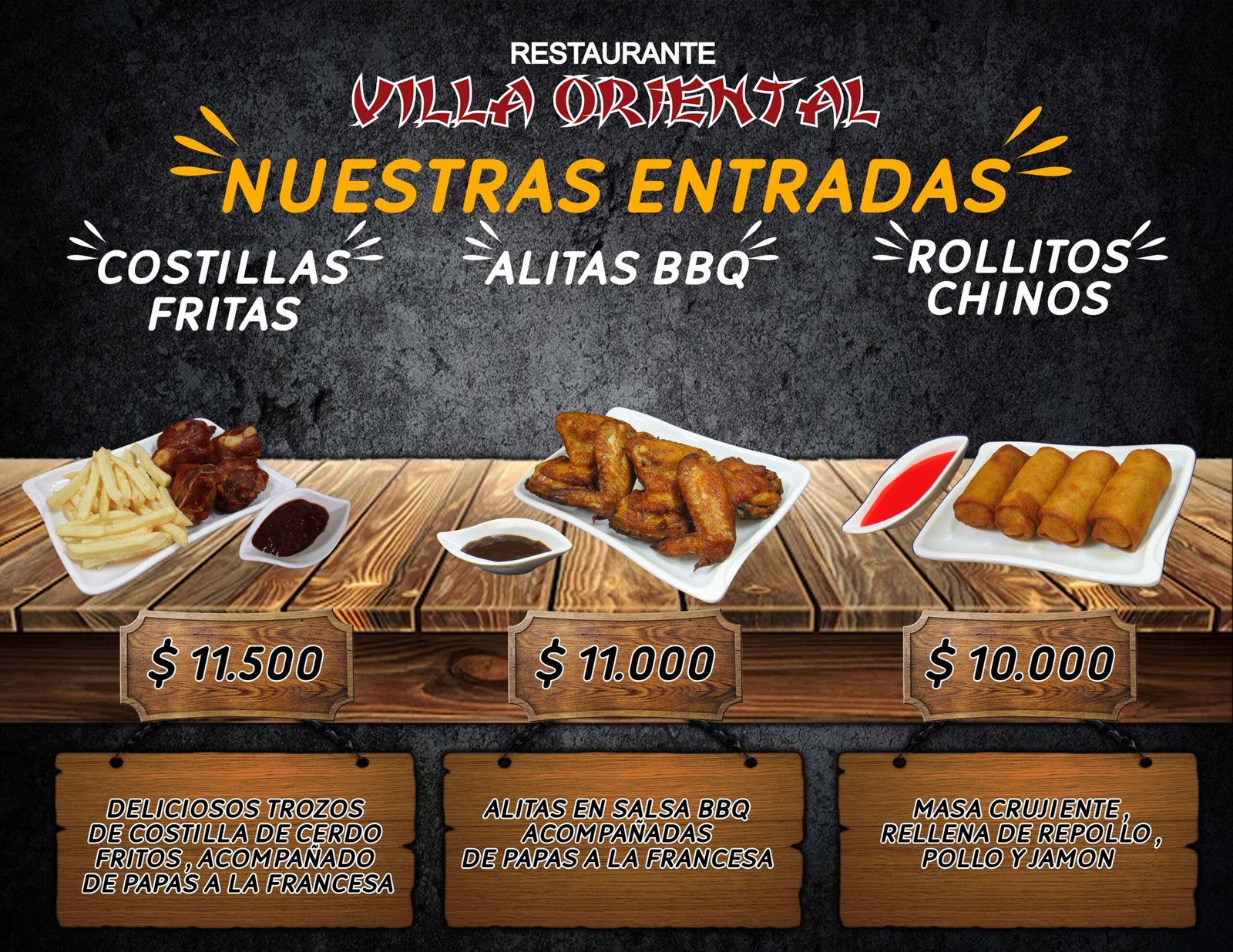 MENU ENTRADAS 1
