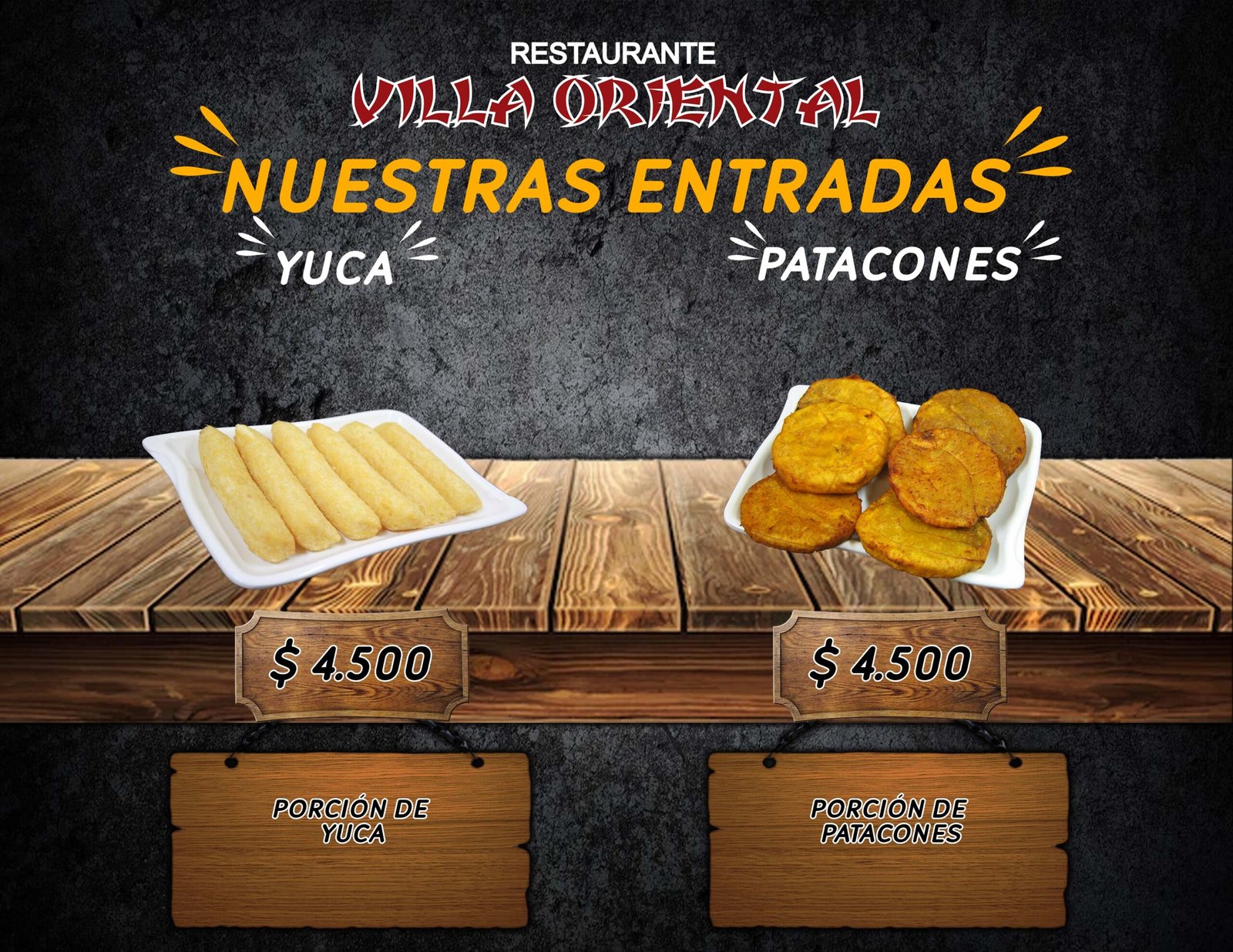 MENU ENTRADAS 2