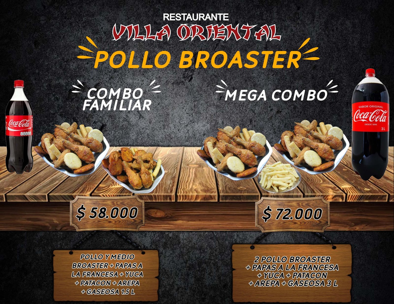 MENU POLLO BROASTER 2