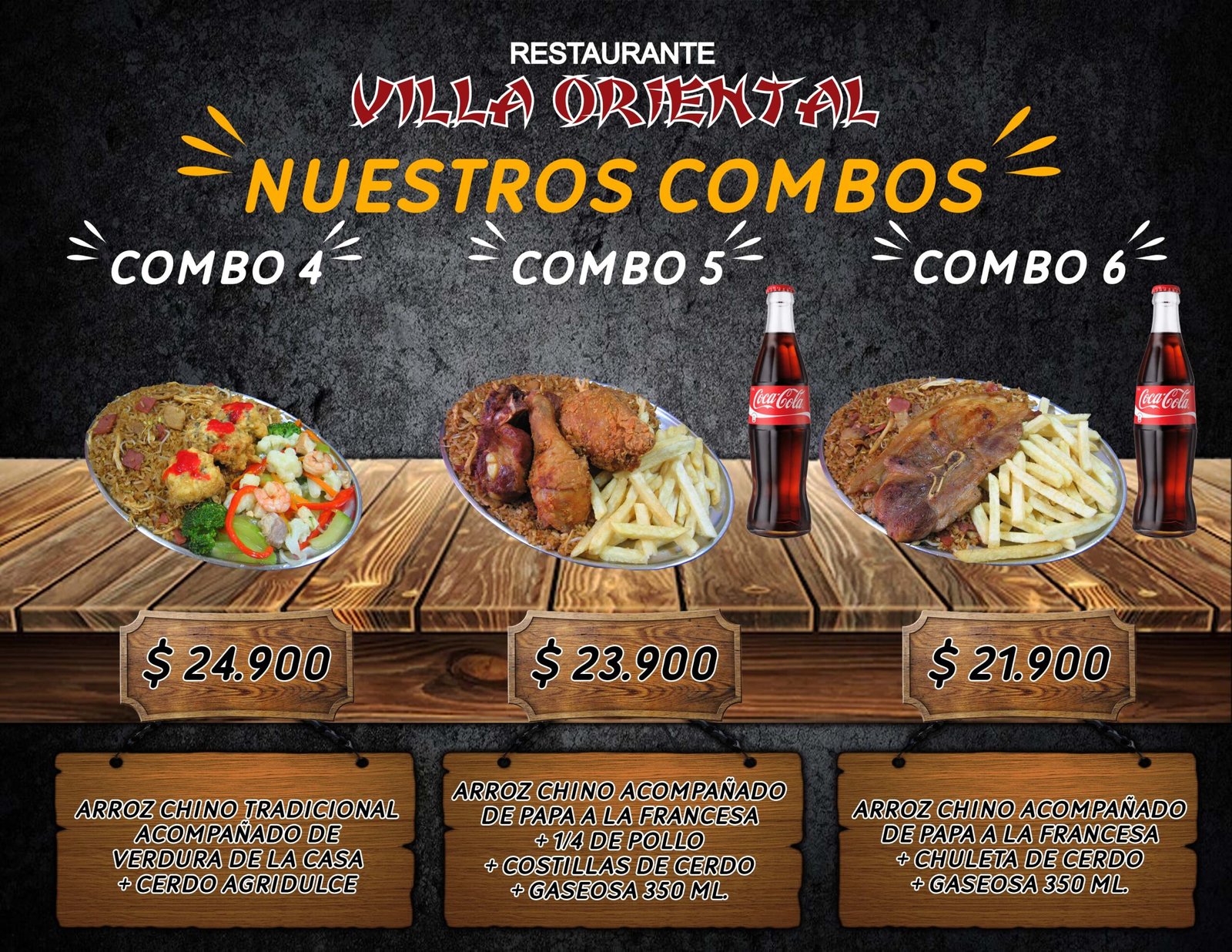 MENU PRIMER COMBO 2