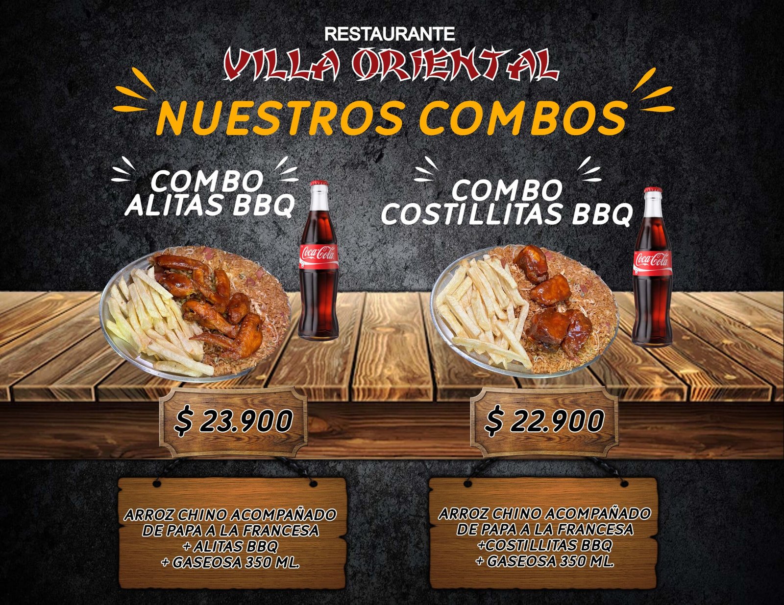 MENU PRIMER COMBO 3