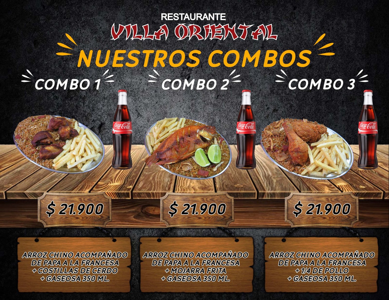 MENU PRIMER COMBO